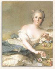 Jjean-Marc nattier Anne Henriette of France represented as Flora Spain oil painting art